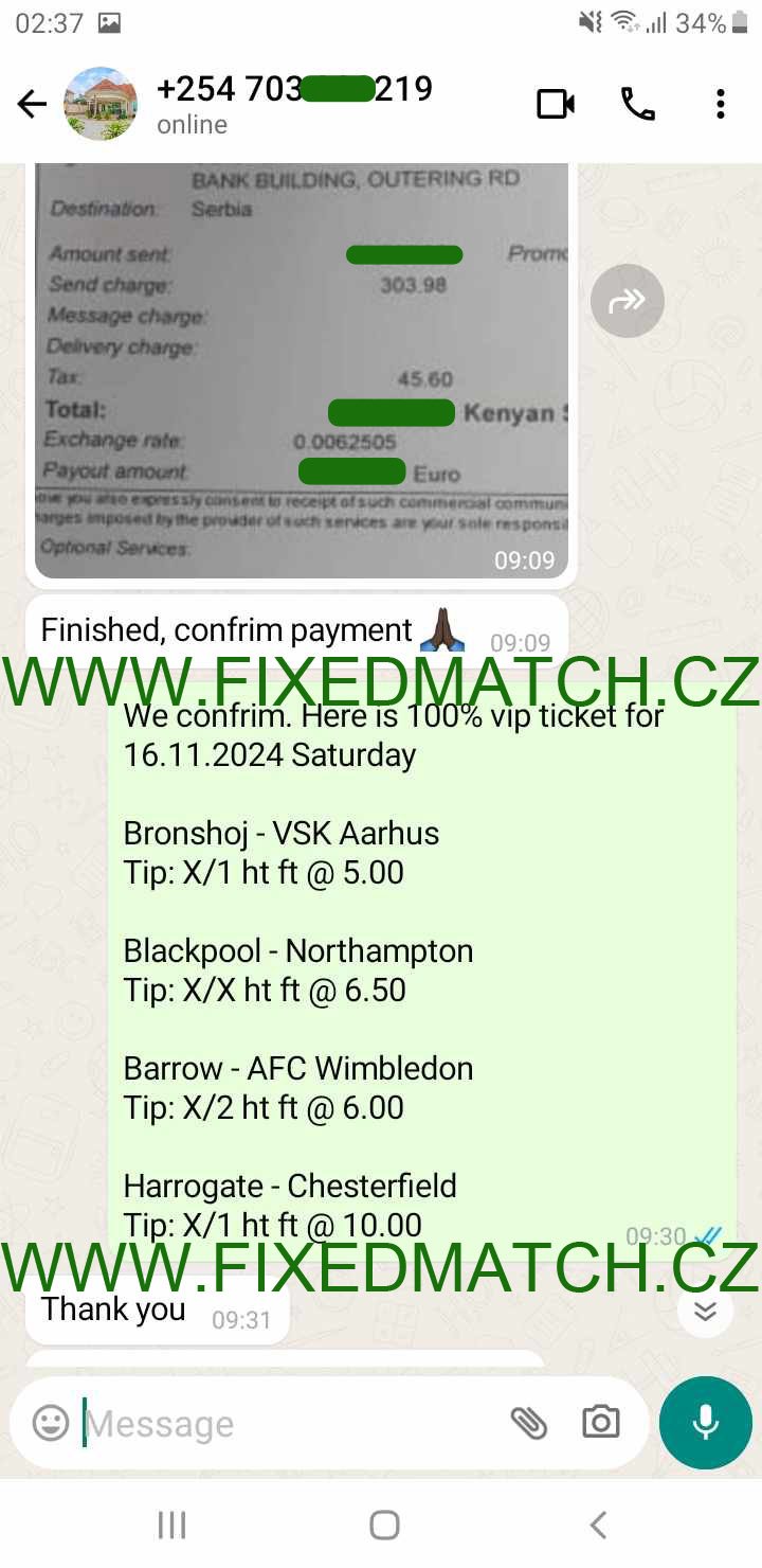 100% Fixed Matches